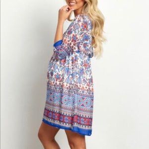 Pink Blush Maternity Dress